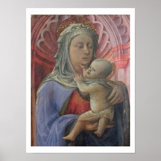 Madonna en Child, c.1430 (tempera op het paneel) Poster (Voorkant)