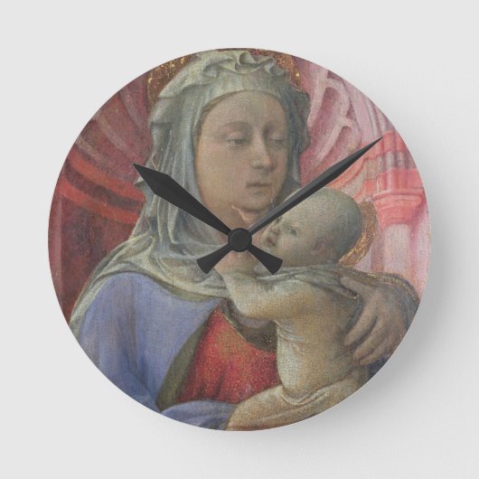 Madonna en Child, c.1430 (tempera op het paneel) Ronde Klok (Voorkant)