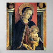Madonna en Child - Carlo Crivelli - c1468 Poster (Voorkant)