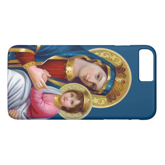 Madonna en Child Case-Mate iPhone Case (Achterkant (Horizontaal))