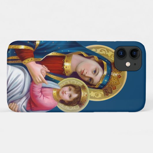 Madonna en Child Case-Mate iPhone Case (Achterkant (horizontaal))