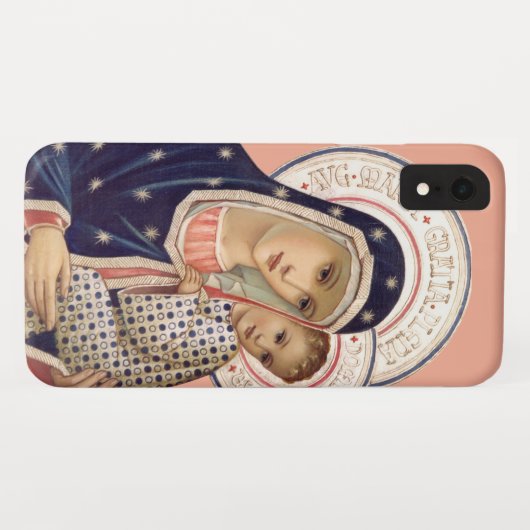 Madonna en Child Case-Mate iPhone Case (Achterkant (horizontaal))