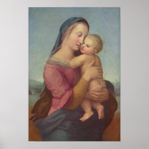 Madonna en Child (De Tempi Madonna) van Raphael Poster