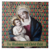 Madonna en Child (DPT 001) Tegeltje (Voorkant)