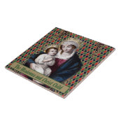 Madonna en Child (DPT 001) Tegeltje (Zijkant)