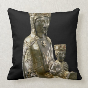 Madonna en Child Enthroned, beeldje, Frans, 12 Kussen