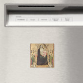 Madonna en Child Enthroned, c.1300-03 (PRE-restor) Magneet (Insitu (Vaatwasser))