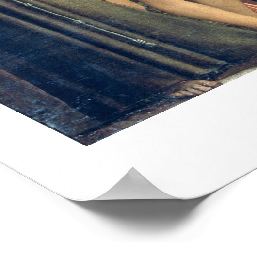 Madonna en Child Enthroned. Francis, J Poster (Hoek)