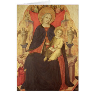 Madonna en Child Enthrong met Donor Vulciano