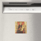 Madonna en Child Enthrong met Donor Vulciano Magneet (Insitu (Vaatwasser))