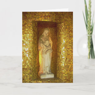 Madonna en Child Feestdagen Kaart