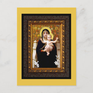 Madonna en Child Fine Art Holiday Briefkaart