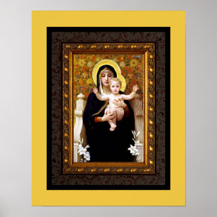 Madonna en Child Fine Art Poster Print