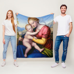 Madonna en Child Fleece Deken