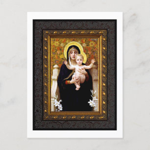 Madonna en Child Holiday Briefkaart