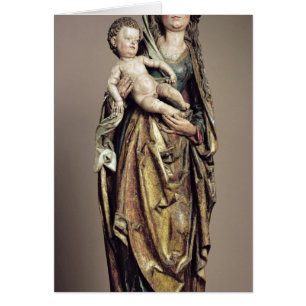 Madonna en Child, houten sculptuur