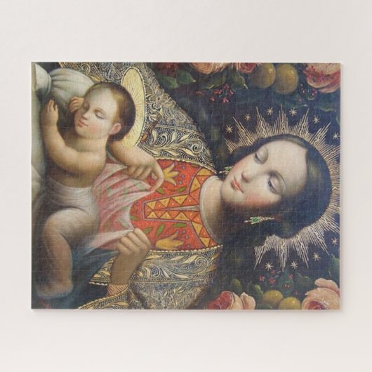 Madonna en Child Legpuzzel (Horizontaal)