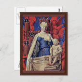 Madonna en Child [Maagd met kind en engelen] ( Briefkaart (Voorkant / Achterkant)
