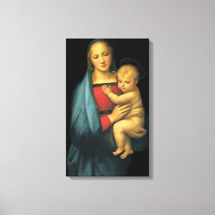 Madonna en Child, Madonna del Granduca van Raphael Canvas Afdruk