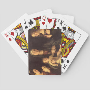 Madonna en Child met St. Mary Magdalene en St. Pokerkaarten