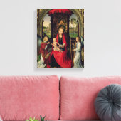 Madonna en Child met twee Angels Canvas Afdruk (Insitu (Woonkamer))