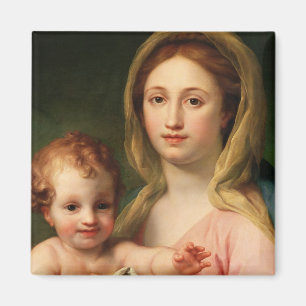 Madonna en Child met Two Angels, 1770-73 Magneet