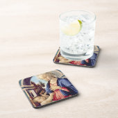 Madonna en Child (paneel) 2 Drankjes Onderzetter (Rechterzijde)