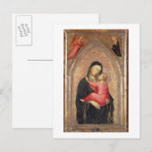 Madonna en Child (paneel) 3 Briefkaart (Voorkant / Achterkant)