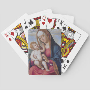 Madonna en Child Pokerkaarten