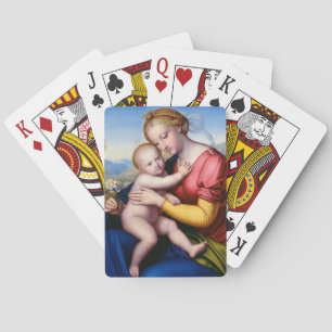 Madonna en Child Pokerkaarten