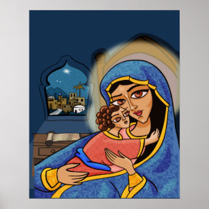 Madonna en Child Poster