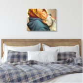 Madonna en Child Roberto Ferruzzi Canvas Afdruk (Insitu (Slaapkamer))