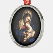 Madonna en Child Round Ornament (Links)