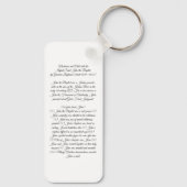 Madonna en Child Saint John Sleutelhanger (Achterkant)