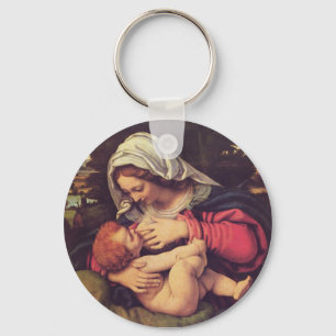 Madonna en Child Sleutelhanger