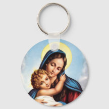 Madonna en Child sleutelhanger