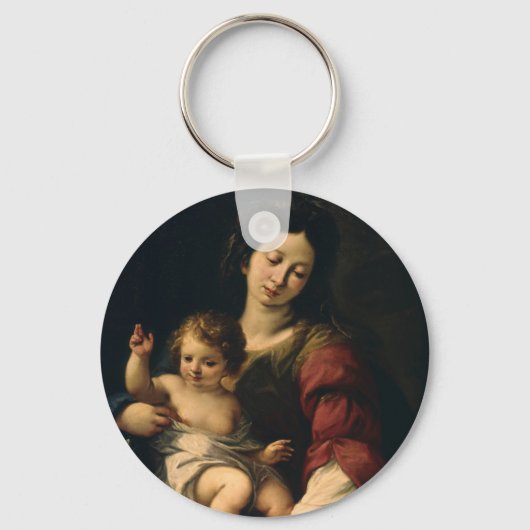 Madonna en Child Sleutelhanger (Voorkant)