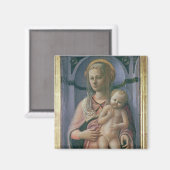 Madonna en Child (temperatuur op het paneel) Magneet (Voorkant / Achterkant)