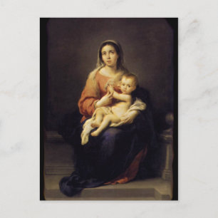 Madonna en Child - Virgin Mary - Murillo Briefkaart