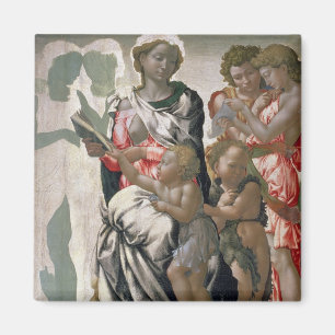 Madonna en Child with St. John, c.1495 Magneet