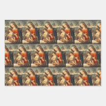 Madonna en Christus Kind Klassieke Kunst Kerstmis