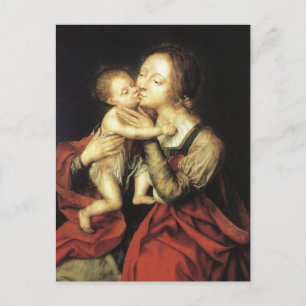 MADONNA EN KIND BRIEFKAART