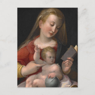 madonna en kind briefkaart