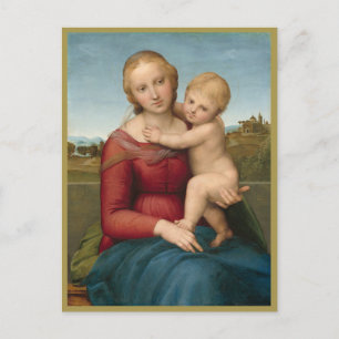MADONNA EN KIND c. 1505, Rafaël (1483-1520) Briefkaart