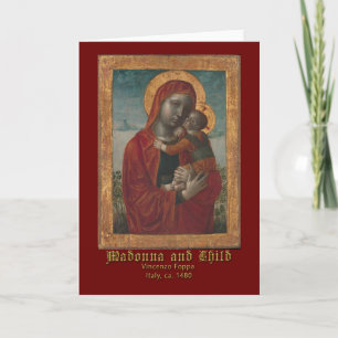 Madonna en Kind door Vincenzo Foppa Groet Kaart