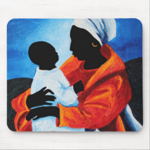 Madonna en kind - Eerste woorden 2008 Muismat