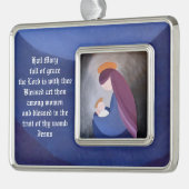 Madonna en kind horizontaal ingelijst Ornament (Links)