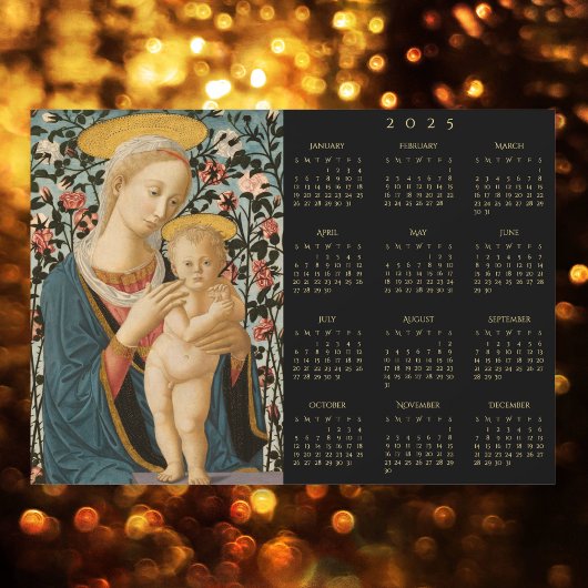 Madonna en Kind Jezus Maagd Maria 2025 Kalender