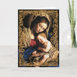 Madonna en kind kaart