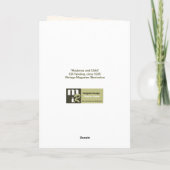 Madonna en kind. Kaarten voor fijne kerst (Achterkant)